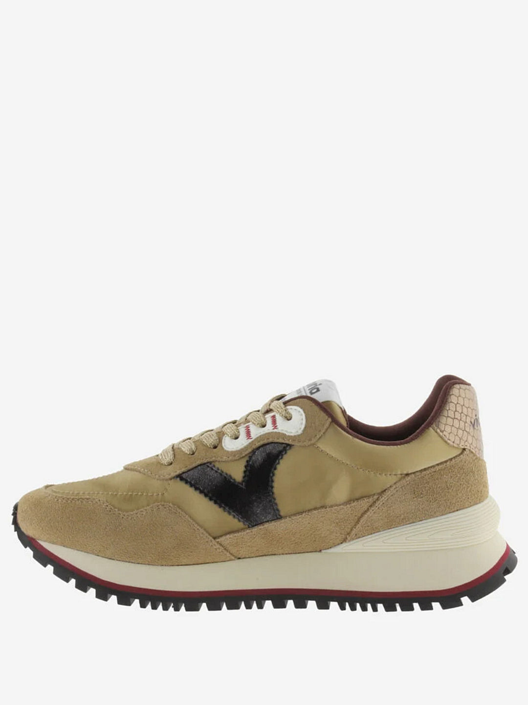 VICTORIA Sneakers Bruin Viento Split Leather