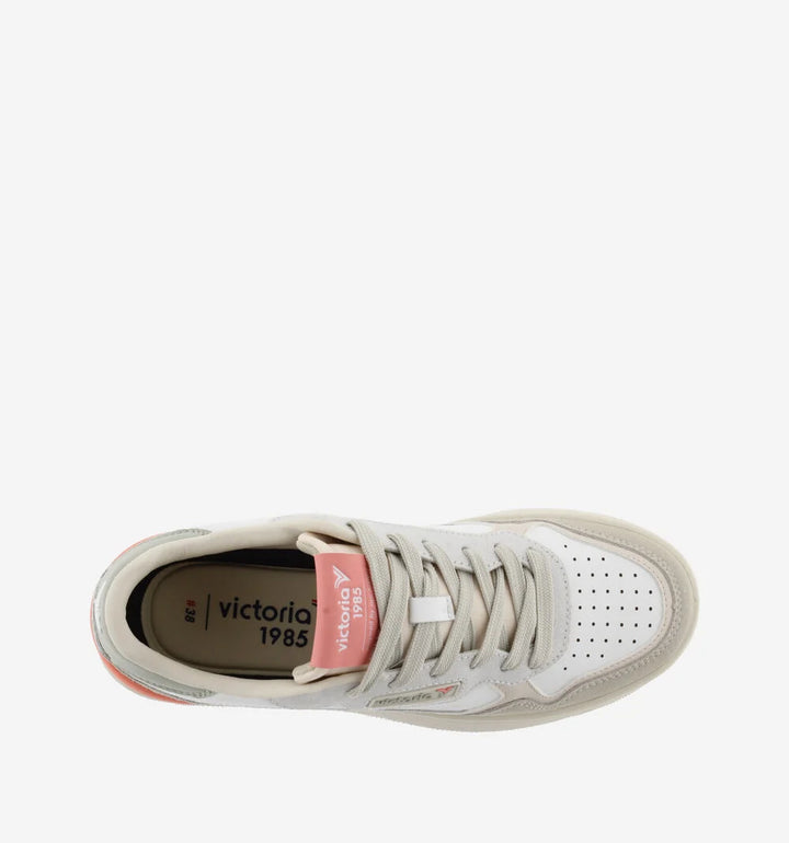 VICTORIA Sneakers White Casual Patch C80 Beige