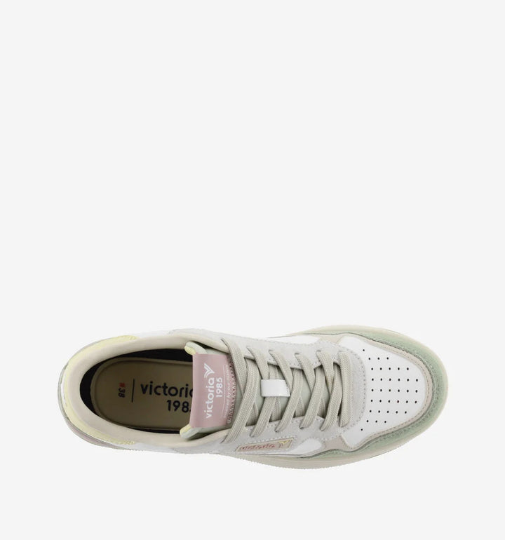VICTORIA Sneakers White Casual Patch C80 Colors