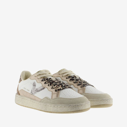 VICTORIA Sneakers White Smash Leopard mix