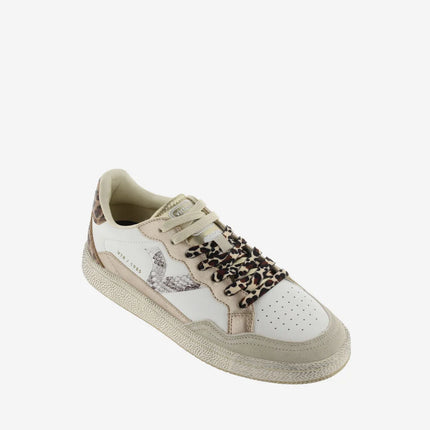 VICTORIA Sneakers White Smash Leopard mix