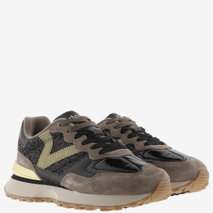 VICTORIA Sneakers Zwart Rush Glam