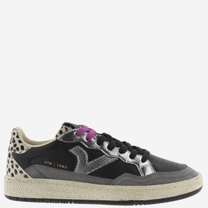 VICTORIA Sneakers Zwart Smash Animal Print