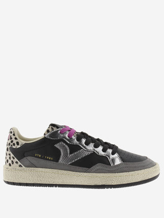 VICTORIA Sneakers Zwart Smash Animal Print